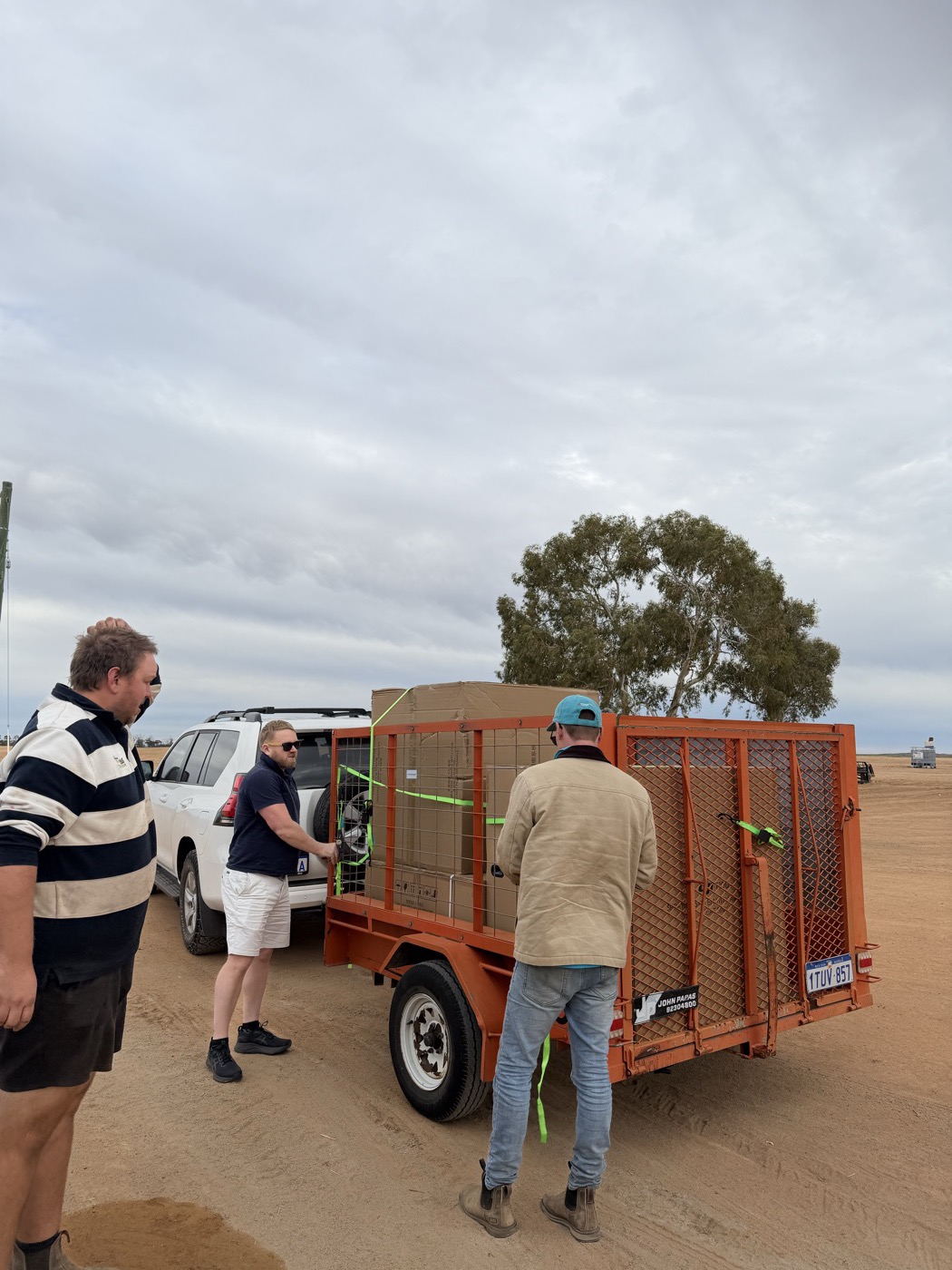 Frank delivering an Agras on a WA property