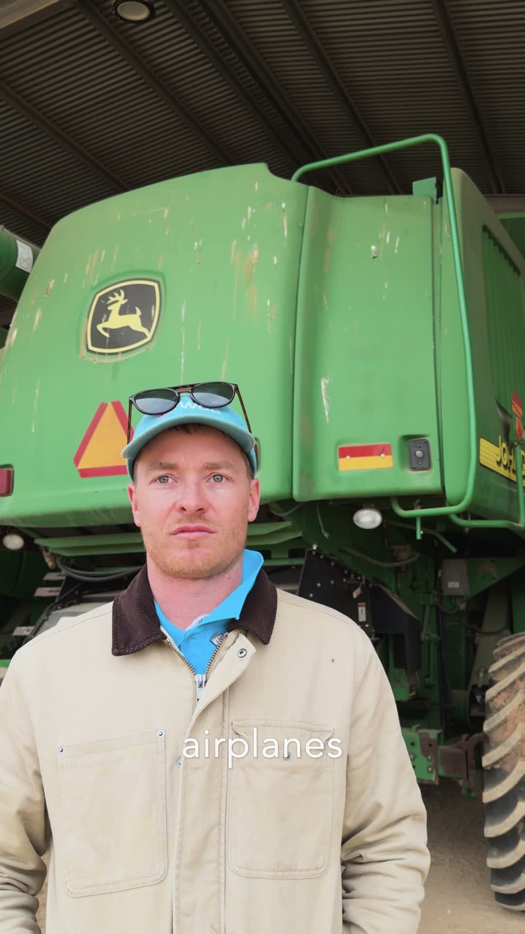 Sam McQuoid with his Agras